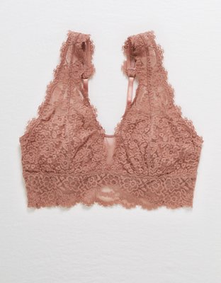 lace bralette with support