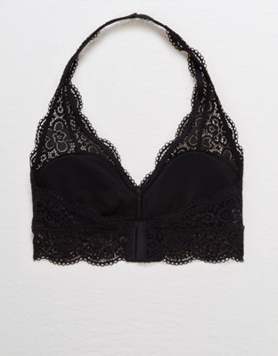 Aerie Wildflower Lace Padded Halter Bralette