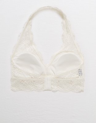 Aerie Wildflower Lace Padded Halter Bralette