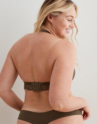 Aerie Wildflower Lace Padded Halter Bralette