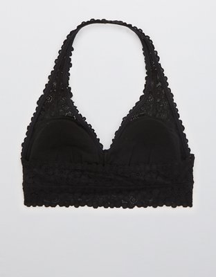 Aerie Lace Padded Halter Bralette
