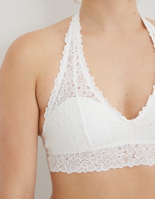 Aerie Lace Padded Halter Bralette