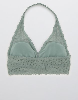 Aerie Lace Padded Halter Bralette