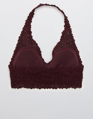 Aerie Lace Padded Halter Bralette