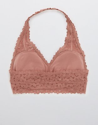 Aerie Lace Padded Halter Bralette