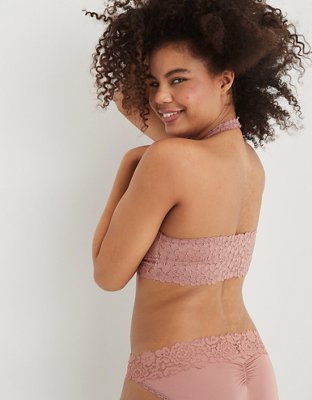 Aerie Lace Padded Halter Bralette
