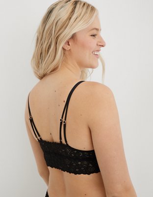 Aerie Lace Strappy Triangle Bralette