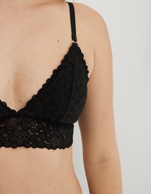 Aerie Lace Strappy Triangle Bralette