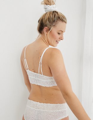 Aerie Lace Strappy Triangle Bralette