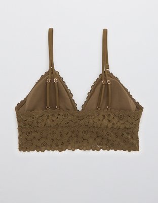 Aerie Lace Strappy Triangle Bralette