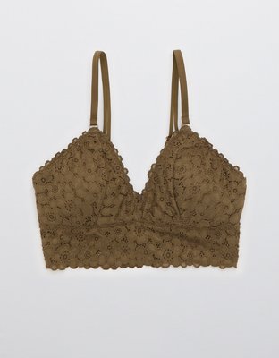 Aerie Lace Strappy Triangle Bralette