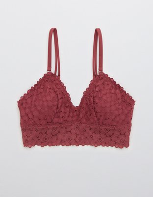 Aerie Lace Strappy Triangle Bralette