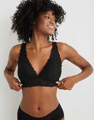 Shop Aerie Lace Padded Push Up Bralette online