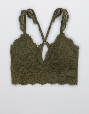 Aerie Eyelash Lace Racerback Bralette