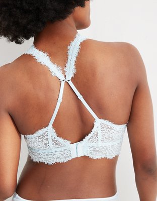 eyelash lace plunge bralette