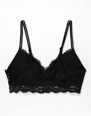 Aerie Bralette con pushup, relleno y encaje