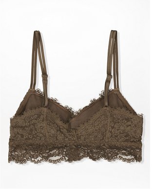 Aerie Bralette con pushup, relleno y encaje