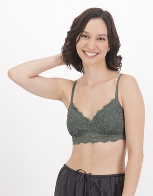 Aerie Bralette con pushup, relleno y encaje