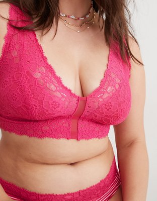 aerie Adventure Lace Padded Plunge Bralette - ShopStyle Bras