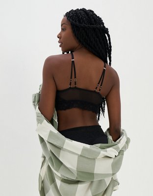 Show Off Bralette de Encaje Eyelash con Pushup