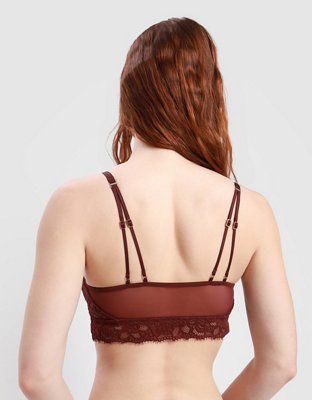 Show Off Bralette de Encaje Eyelash con Pushup