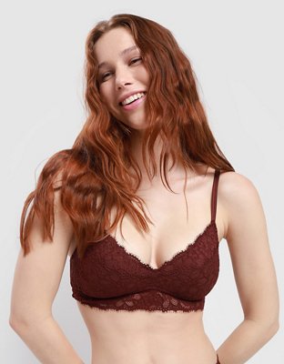 Show Off Bralette de Encaje Eyelash con Pushup