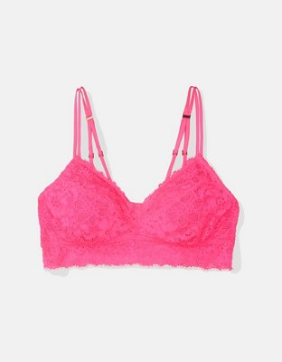 Show Off Bralette de Encaje Eyelash con Pushup