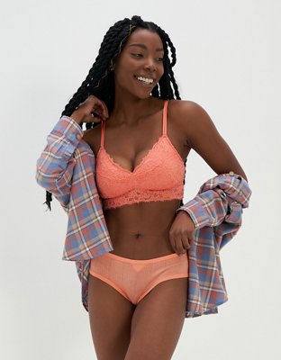 Show Off Bralette de Encaje Eyelash con Pushup