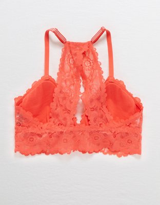 Aerie Poppy Lace Padded Bralette
