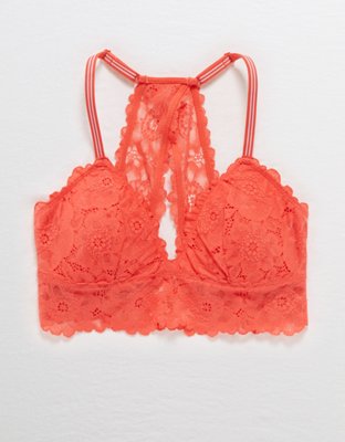 Aerie Poppy Lace Padded Bralette