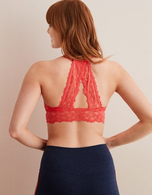 Aerie Poppy Lace Padded Bralette