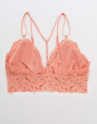 Aerie Palm Lace Racerback Padded Bralette