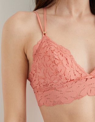Aerie Palm Lace Racerback Padded Bralette