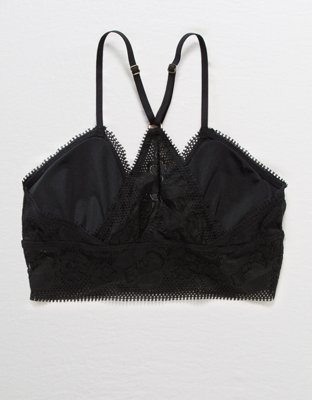 Aerie Paradise Lace Padded Racerback Bralette