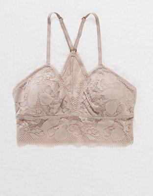 Aerie Paradise Lace Padded Racerback Bralette