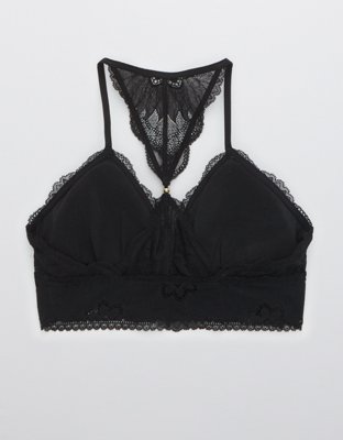 Aerie Hibiscus Lace Padded Racerback Bralette