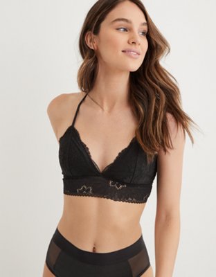 Aerie Hibiscus Lace Halter Bralette curated on LTK