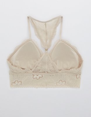 Aerie Hibiscus Lace Padded Racerback Bralette