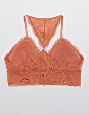 Aerie Hibiscus Lace Padded Racerback Bralette