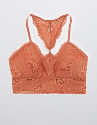 Aerie Hibiscus Lace Padded Racerback Bralette