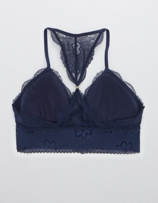Aerie Hibiscus Lace Padded Racerback Bralette