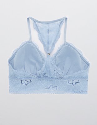 Aerie Hibiscus Lace Padded Racerback Bralette