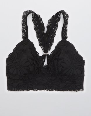 Aerie Garden Party Lace Padded Racerback Bralette