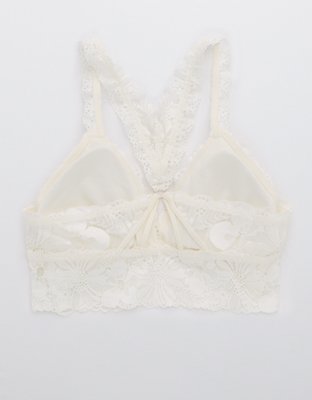 Aerie Garden Party Lace Padded Racerback Bralette