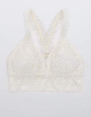 Aerie Garden Party Lace Padded Racerback Bralette