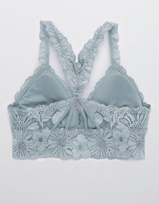 Aerie Garden Party Lace Padded Racerback Bralette