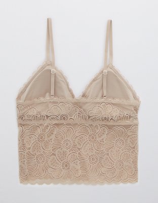 Aerie Festive Lace Longline Bralette