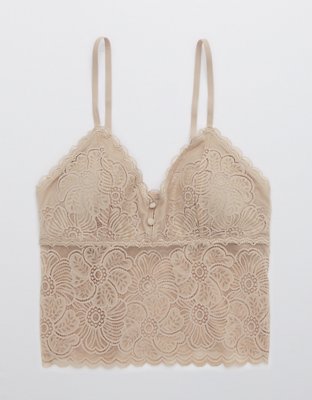 Aerie Festive Lace Longline Bralette