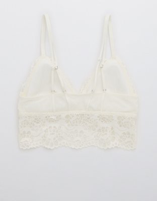 Aerie Gingerbread Lace Padded Strappy Bralette