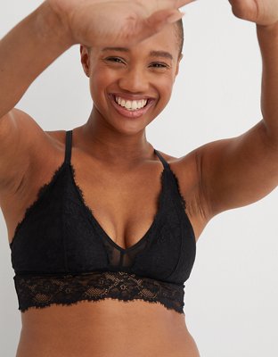 Aerie Nostalgic Lace Padded Racerback Bralette